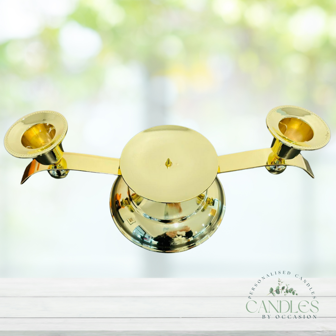 Gold Unity Wedding Candle Holder