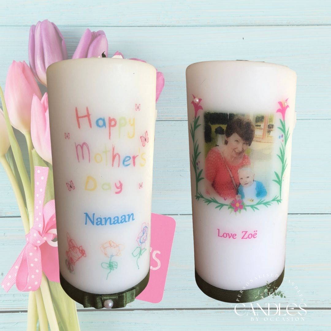 Colourful Mothers Day Photo Candle - Candles by Occasion