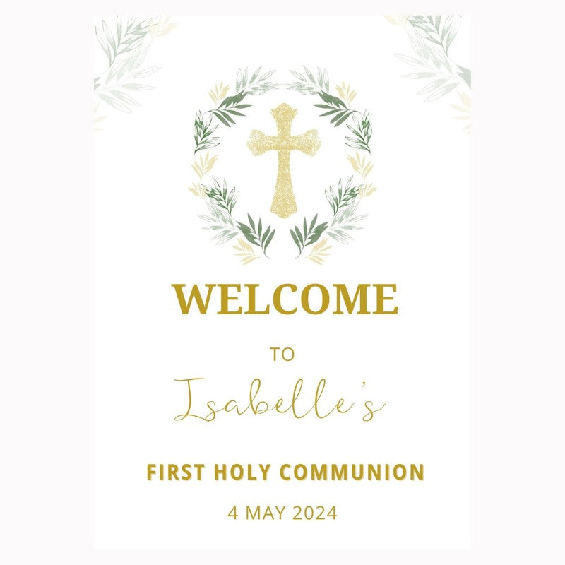 Digital Communion Welcome Sign - Option 2