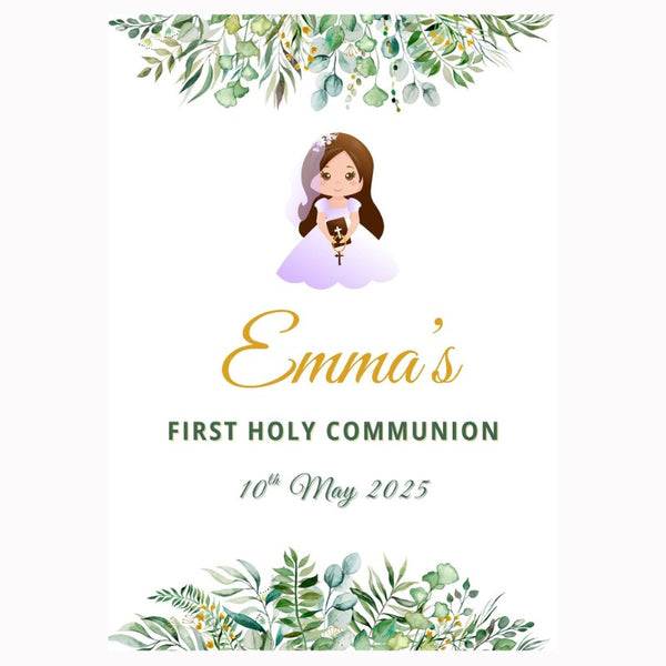 Digital Communion Welcome Sign - Option 3