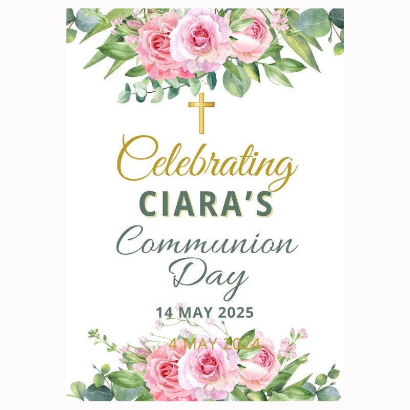 Digital Communion Welcome Sign - Option 4