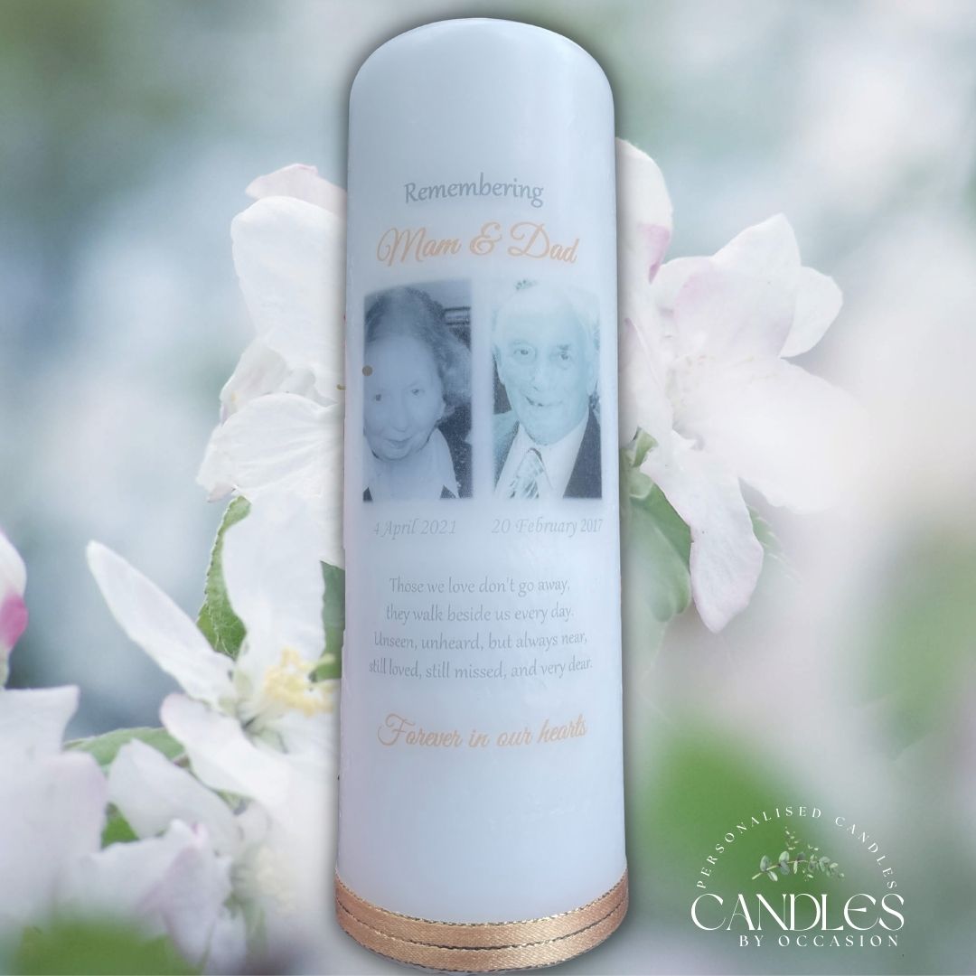 Mam & Dad Memorial Remembrance Candle - Candles by Occasion