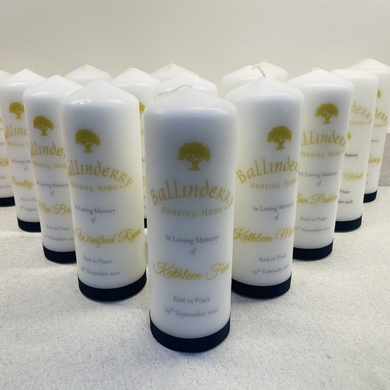 Candle With Business Logo - Gold - Candles by Occasion