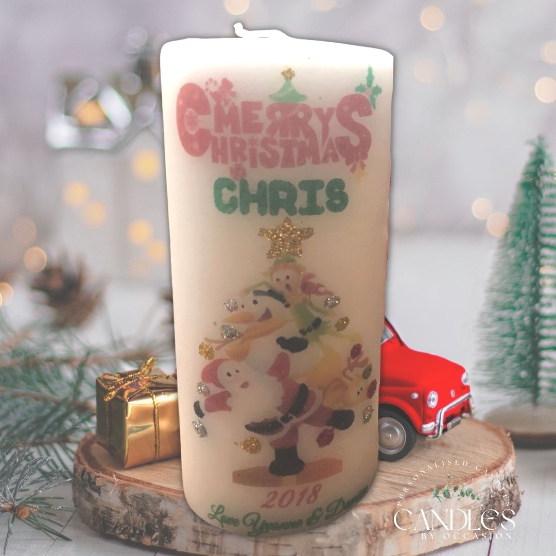 Santa Claus Christmas Candle - Candles by Occasion