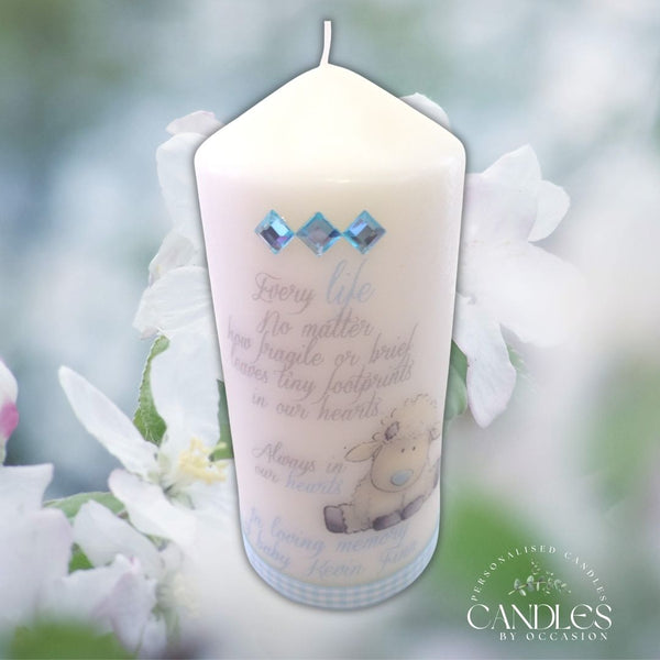 Baby Boy Every life Memorial Remembrance Candle - Candles by Occasion