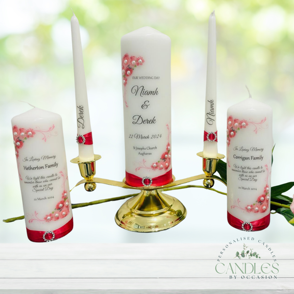 Gold Unity Wedding Candle Holder