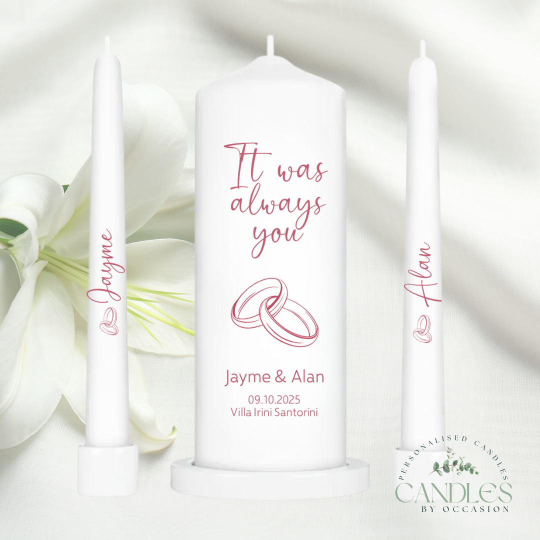It Was Always You Wedding Unity Candles