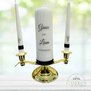 Gold Unity Wedding Candle Holder