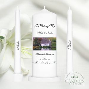 Personalised Wedding Candles Ireland