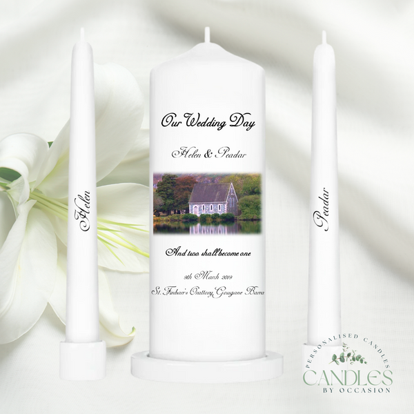 Personalised Wedding Candles Ireland