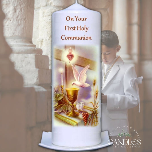 Chalice Holy Communion Candle - Candles by Occasion