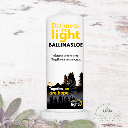 Darkness Into Light Candle 