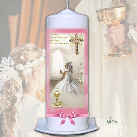 Dear Daughter Holy Communion Candle - Candles by Occasion