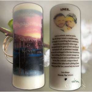Destination Engagement Photo Candle - Candles by Occasion