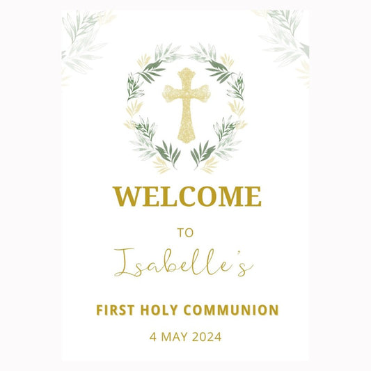 Digital Communion Welcome Sign - Option 2