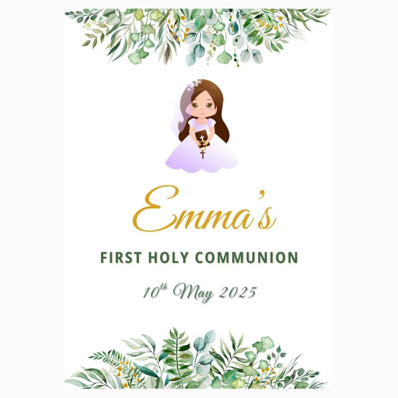 Digital Communion Welcome Sign - Option 3