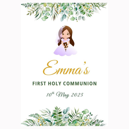 Digital Communion Welcome Sign - Option 3