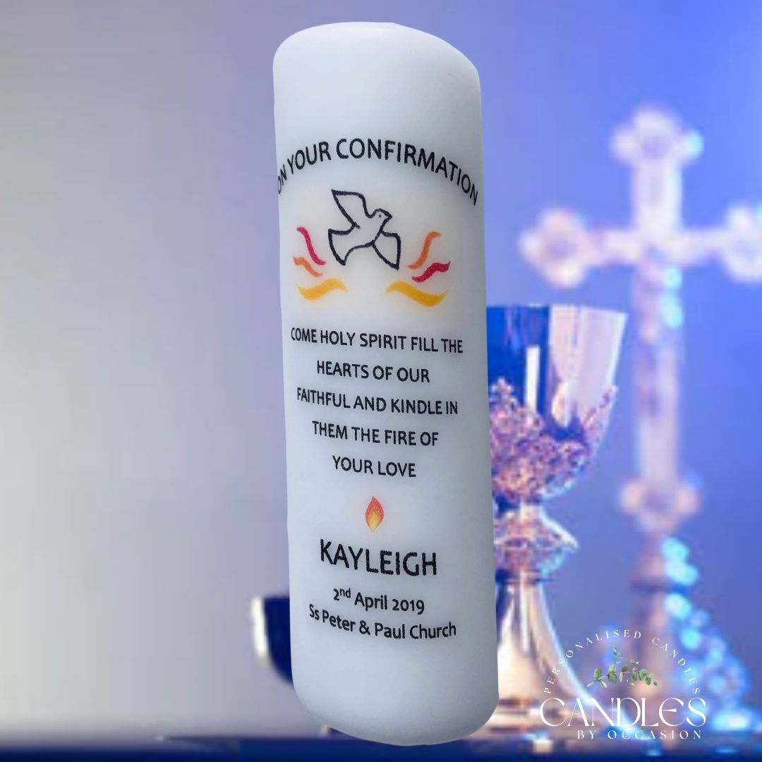 Holy Spirit Confirmation Candle - Candles by Occasion