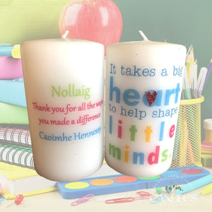 It Takes a Big Heart Teacher Candle - Candles by Occasion