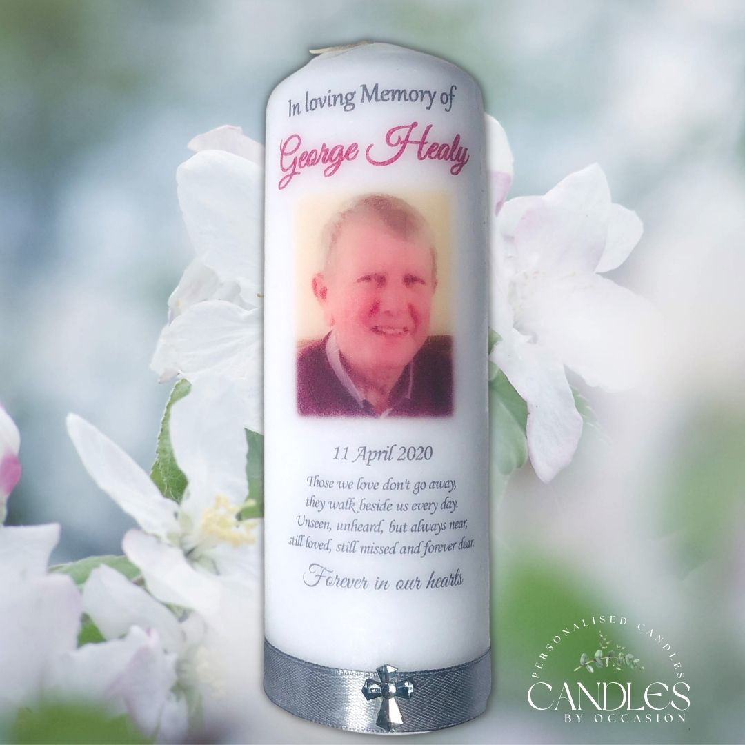 Maroon Memorial Remembrance Candle - Candles by Occasion