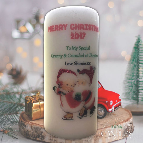 Mr & Mrs Claus Christmas Candle - Candles by Occasion
