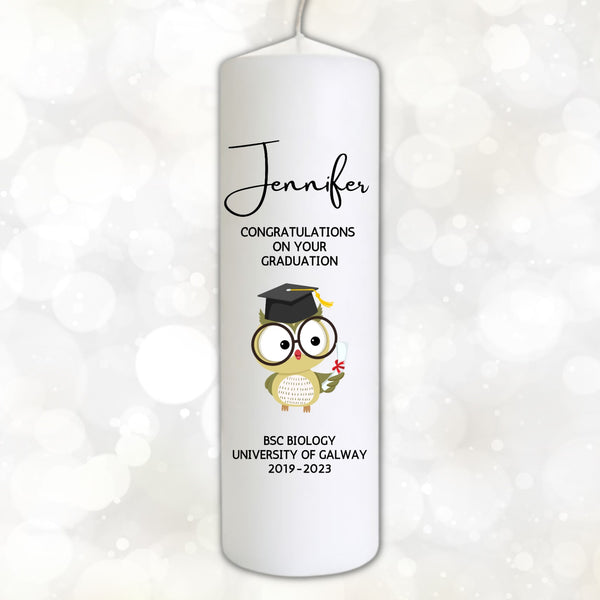Owl School Graduation Candle - Candles by Occasion