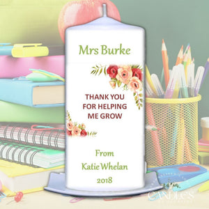Rose Teacher Candle - Candles by Occasion